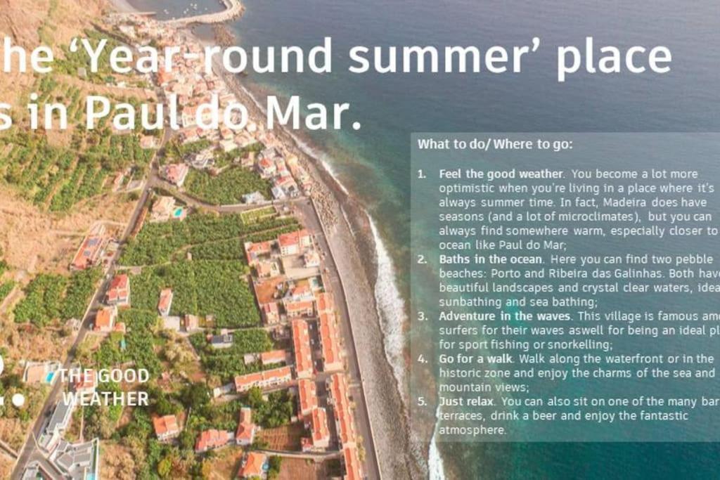 O Pomar - A Quiet Sunny Place With Amazing Sea Views Paul do Mar  Εξωτερικό φωτογραφία